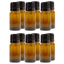 1/3 fl oz (10 ml) Amber Glass Bottle w/ Euro Dropper