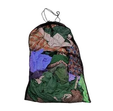  Multi Purpose Jumbo 40" x 30" Mesh Drawstring Laundry Bag Holds Wet or Dry 