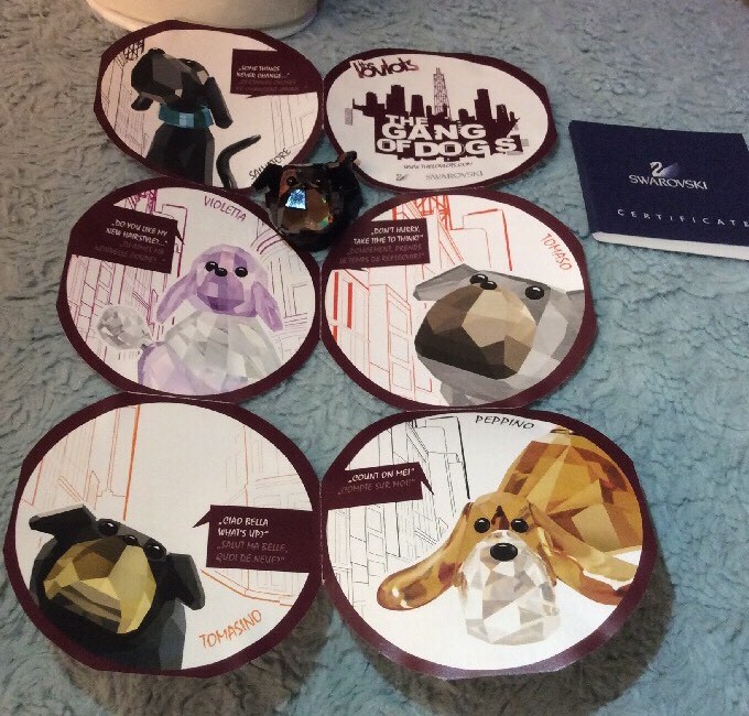 Swarovski “The Gang Of Dogs” The Lovlots “Tomasino” The Brown