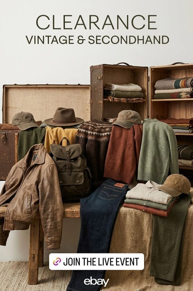 CLEARANCE Vintage & Secondhand Clothing