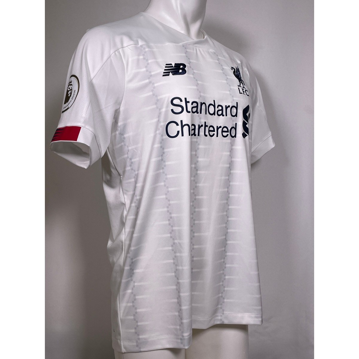 Liverpool FC New Balance White 2020 UCL Champions Jersey Men's