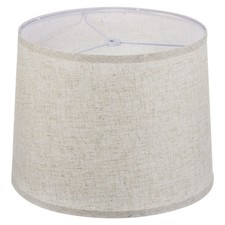 11.4"x12.6"x9.8" Drum Lampshade Beige for Table Lamp Floor Lamp Shade