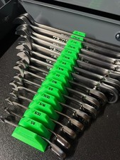 Wrench Holders W Id Numbering - Magnetic Tool Organizers Toolbox Organization