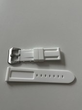 OFFICINE PANERAI 24/22mm -Kautschuk- NEU Weiß