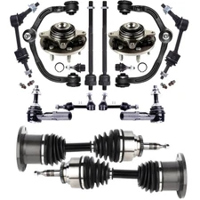 Front Control Arm Wheel Hub Bearing CV Axle Shaft For Ford Expedition 2003-2004