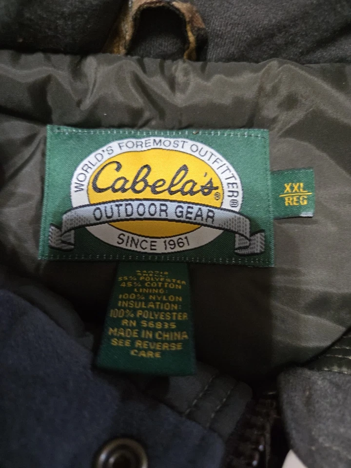 Cabelas Weather Block Hunting Coat  Advantage Wetlands Camo Size XX Large NWT - Image 4 of 4