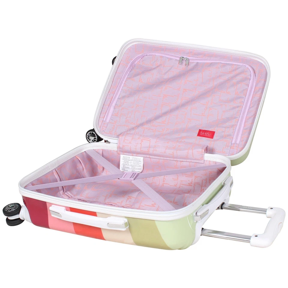 Coleção de Bagagem Arco-íris - 24 Polegadas (ABS+PC) Hardside Tamanho Médio Checked Suitc... - Imagem 3 de 4