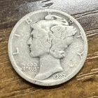 1927 MERCURY SILVER DIME ACTUAL COIN Get More Today & Save Shop Here Buy Here