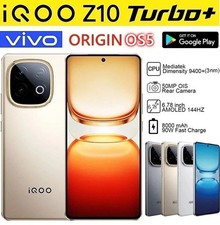 Vivo iQOO Z10 Turbo+ (Plus) 5G Phone Dimensity9400+ 144Hz 8000mAh Google Pay NFC