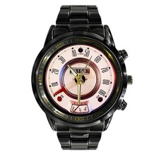 1963 Morris Mini cooper SPORT METAL black watch mens high quality wristwatch