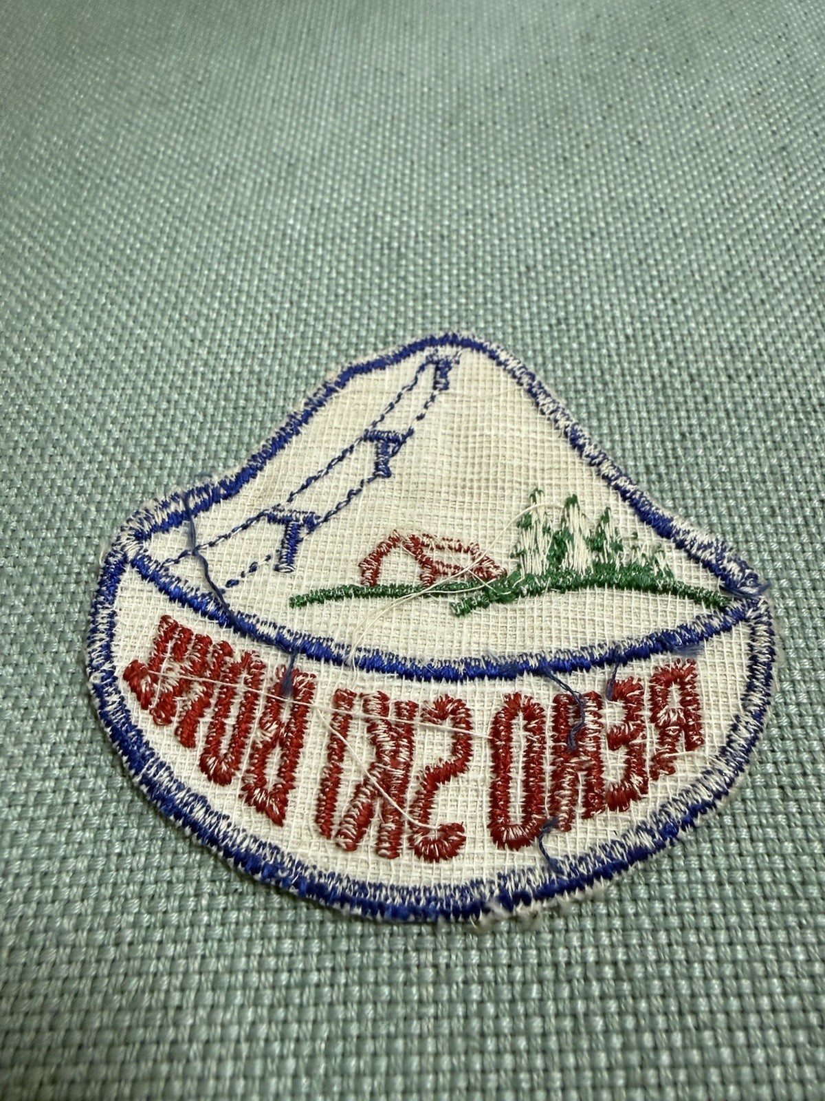 Vintage Reno Ski Bowl Ski Patch -  Nevada Retro Badge VTG