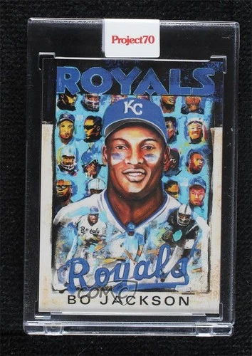 2021 Project 70 Online Exclusive 1986 Topps Baseball Bo Jackson by Andrew Thiele