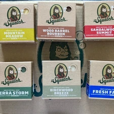 Dr Squatch Natural Soap Bundle of 6 Variety Pack 5oz Bars