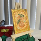 ACEO Original Abstract Artwork Trading Card Orange Citrus By AnahiEnColor — photo 2