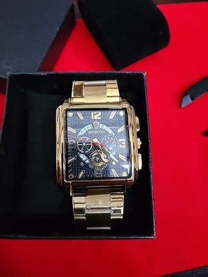 #304 BINBOND Men's VTG Square Calendar Waterproof Multi functional Sports Watch