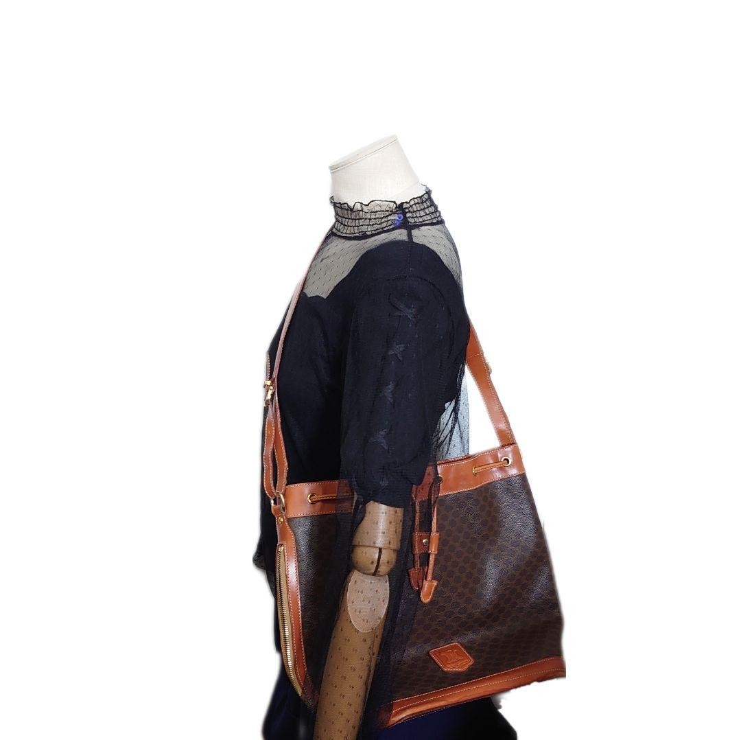 Mint Condition CELINE Macadam Pattern Drawstring … - image 11