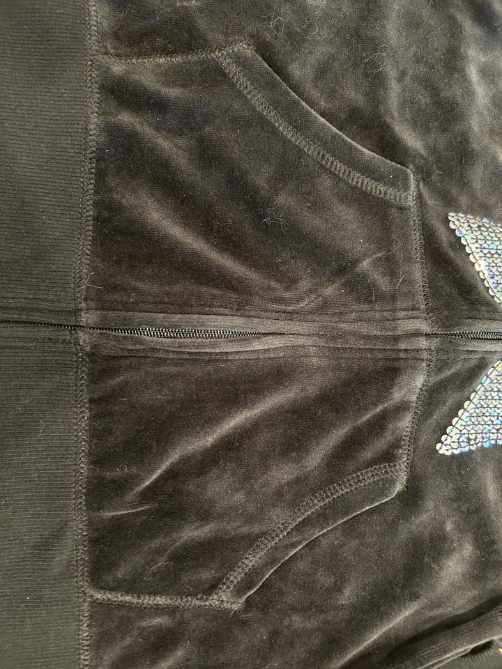 Moletom com capuz Circo marca veludo com zíper - Meninas tamanho G - Imagem 4 de 4