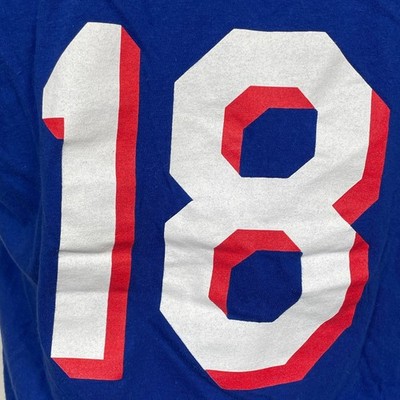 Kenta Maeda #18 Los Angeles Dodgers Blue Japanese Jersey T-Shirt