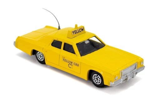 Vintage Diecast Toy Car Dinky Toys Plymouth Yellow Cab #278 1978