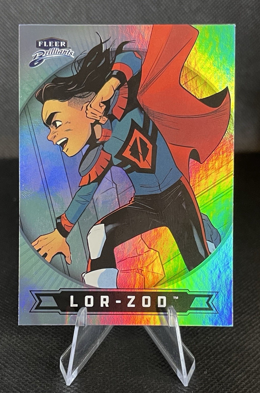 Lor-Zod #88 2025 Fleer Brilliants Superman trading card — raw and PSA graded price guide