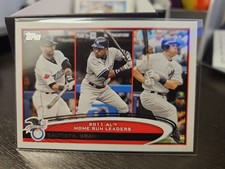 2012 Topps Mini - League Leaders #302 Mark Teixeira, Jose Bautista, Curtis