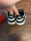 Size 10 Boys Nike Dunk Low Black White — photo 5