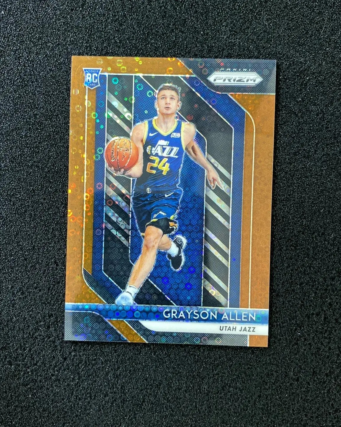 2018-19 Panini Prizm Fast Break Bronze Disco #123 Grayson Allen RC 4/20 SV47