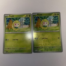 Petilil Holo and Non Holo 006/159 – JTG EN – Leaf Step – Near Mint Pokémon Card