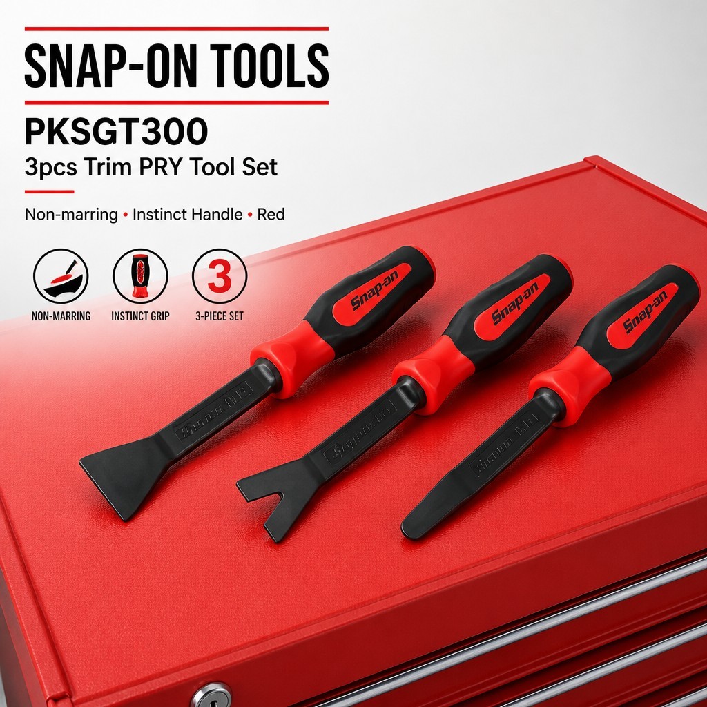 Snap On Tools 3pcs Trim PRY Tool Set Non -marring Instinct Handle
