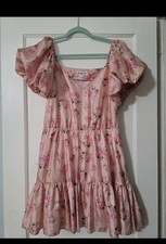 LoveShackFancy x Target Floral Puff Sleeve Cecile Mini Dress Size 10 *read*