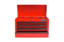 Hilka Tool Chest Box 6 Drawer Red Metal Garage Storage Cabinet Toolbox Unit