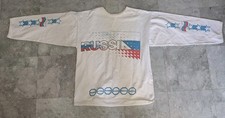  Vintage Sergei Makarov #24 Russia Hockey Jersey  1990s Hexagon Pattern XL
