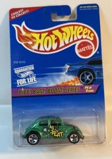 1997 Hot Wheels 543 Green 1968 Volkswagen Beetle