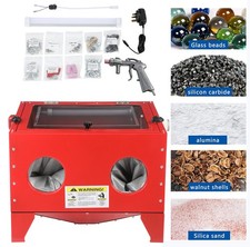 Sand Blaster SMALL 40-120PSI Benchtop Heavy Duty 90L worktop Shot Blast Steel