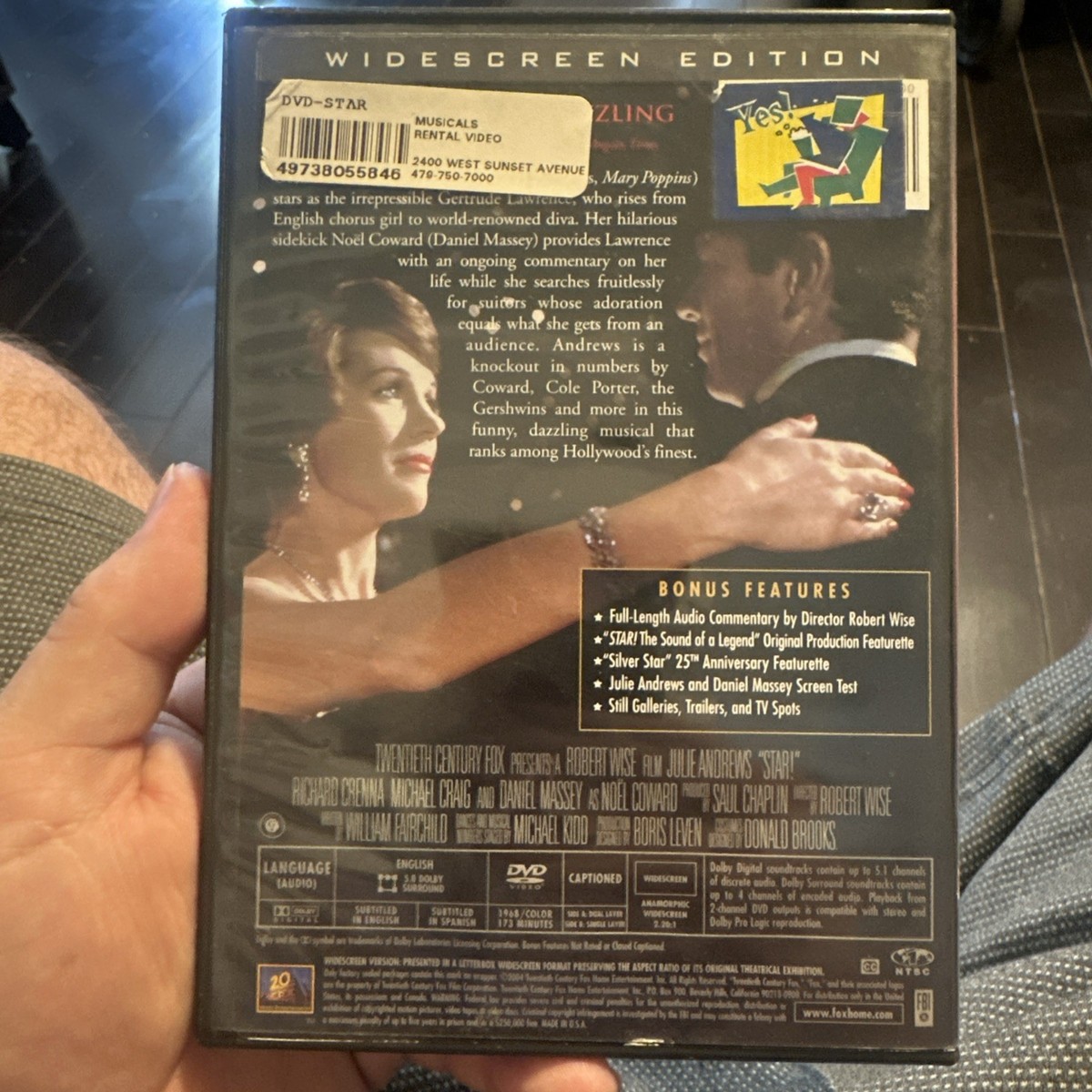 STAR! (DVD 1968) Julie Andrews Richard Crenna Michael Craig Daniel  Massey