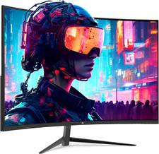 Z-Edge 27 Inch Curved Gaming Monitor, FHD 1080P 240Hz 280Hz Curved 1500R Compute