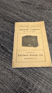 Eastman Kodak Co. Brownie Cameras Nos 2-A, 2-C, 3 Original Instruction Manual