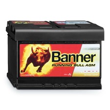 Banner 70Ah Autobatterie RUNNING BULL 12V 720A/EN 57001 AGM 64 68 72 74 75Ah