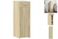 Sideboard Kommode Schrank Wohnzimmer Sonoma Eiche 30X42,5X93 Cm Spanplatte