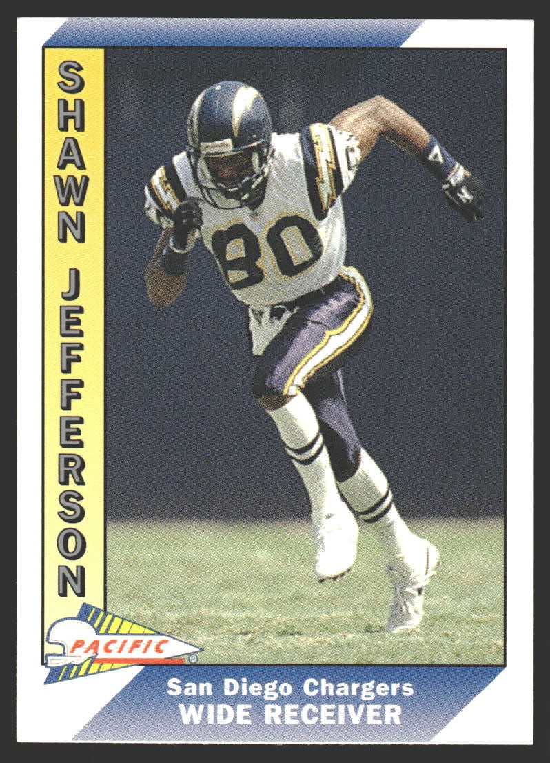 Shawn Jefferson #644 1991 Pacific San Diego ChargersRC Rookie