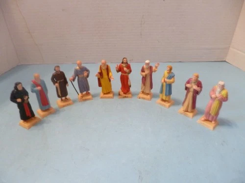 MARX JESUS AND THE APOSTLE FIGURES - 10 COUNT