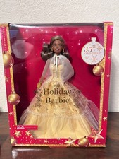 2023 HOLIDAY BARBIE with Dark Brown Hair 35th Anniversary Collector Model #HJX05