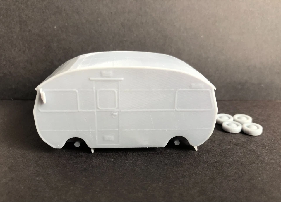 SAAB 92H Motorhome (1963) 1/87 64 43 32 24 25 18 Tamiya Hot Wheels Minichamps - Image 4 of 4