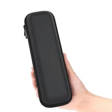 EVA Storage Bag Pencil Box Black Protective Case Double Zipper