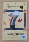 Rainbow's End by Country Borders 72116 Iron-on Fabric Applique Kit New