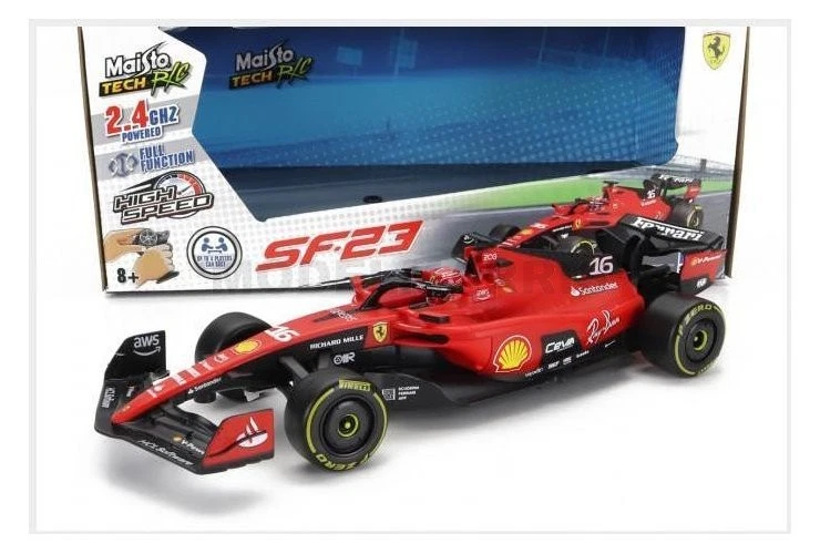 MAISTO 82357-LE-RC FERRARI - F1 SF-23 TEAM SCUDERIA FERRARI N 16 SEASON 2023 CHA - Immagine 2 di 2