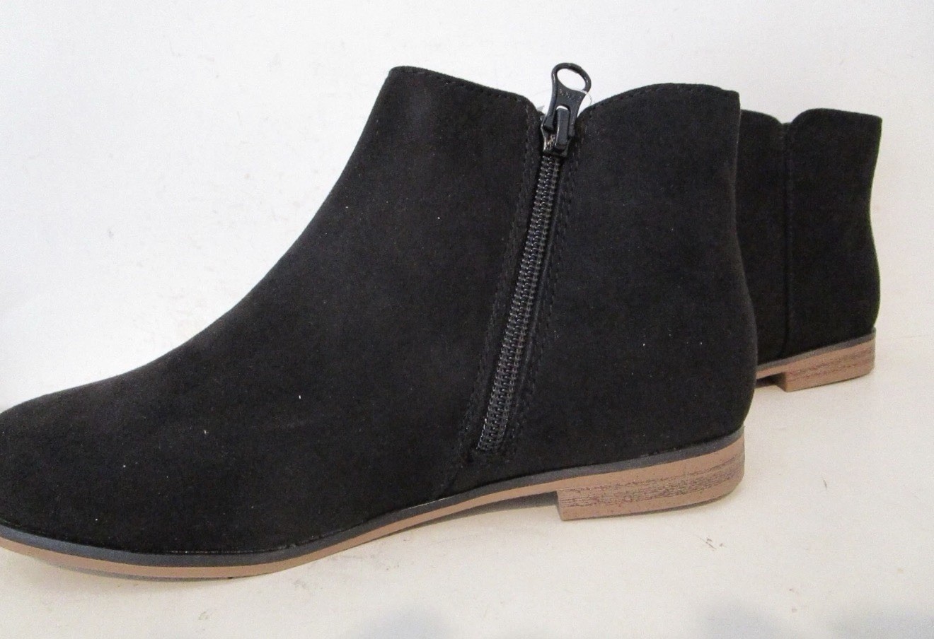 Cat & Jack Kids Girls Opal Side Zipper School Fashion Boots Black Size 1 image 4
