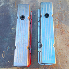 Vintage Finned Aluminum Valve Covers