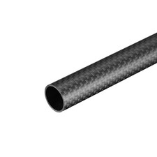 Fibra Carbonio Tubo Rotondo 16x14x330mm 3K Superficie Opaca Avvolta Rotolo 1Pz