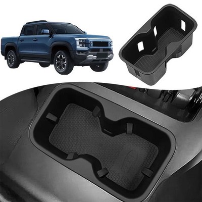 Car Water Cup Holder Pad Center Console Storage Tray For BYD Shark 2024 2025+